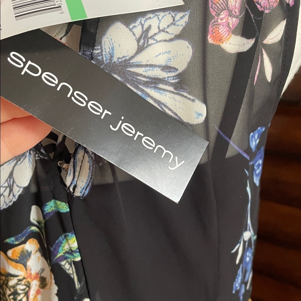 NWT Spenser Jeremy 2 Piece Black Maxi Dress Size 8 - Picture 11 of 12
